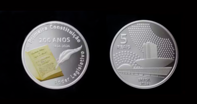 Banco Central lança moeda em comemoração aos 200 anos da 1ª Constituição do Brasil