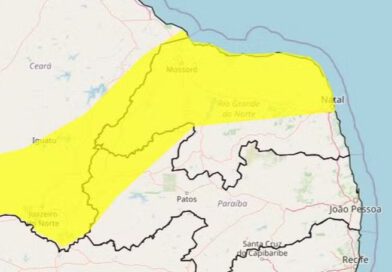 Inmet alerta para chuvas intensas em Natal e outras 103 cidades do RN