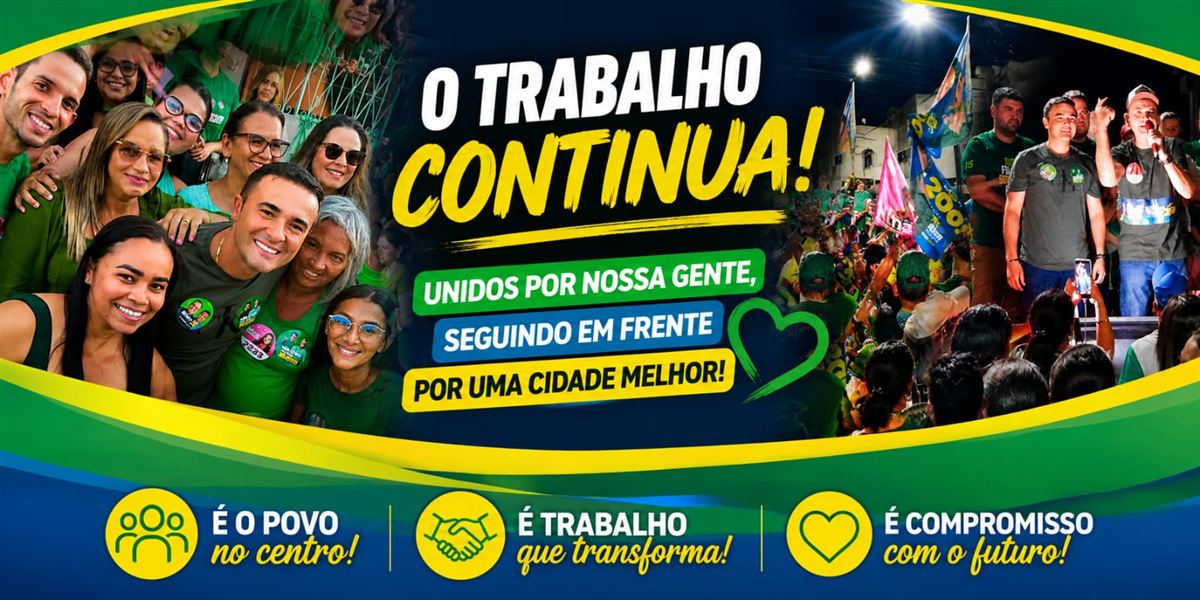 Prefeito Joquinha e o ex-prefeito Flávio convidam o povo — e o pedido é atendido