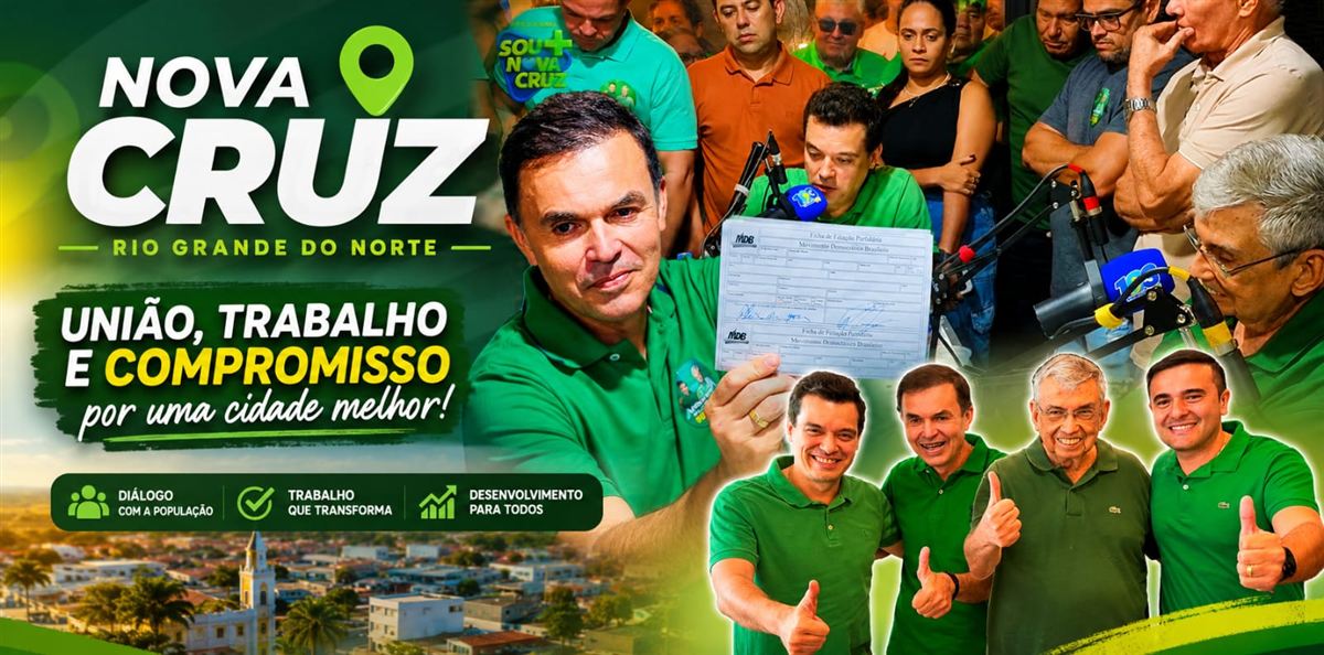 Flávio de Berói anuncia desistência da candidatura e reafirma liderança política com apoio do povo nova-cruzense.