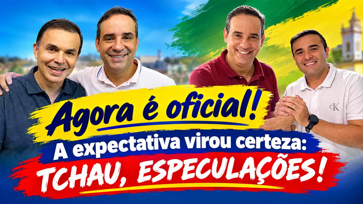 Agora é oficial! A expectativa virou certeza: tchau, especulações!